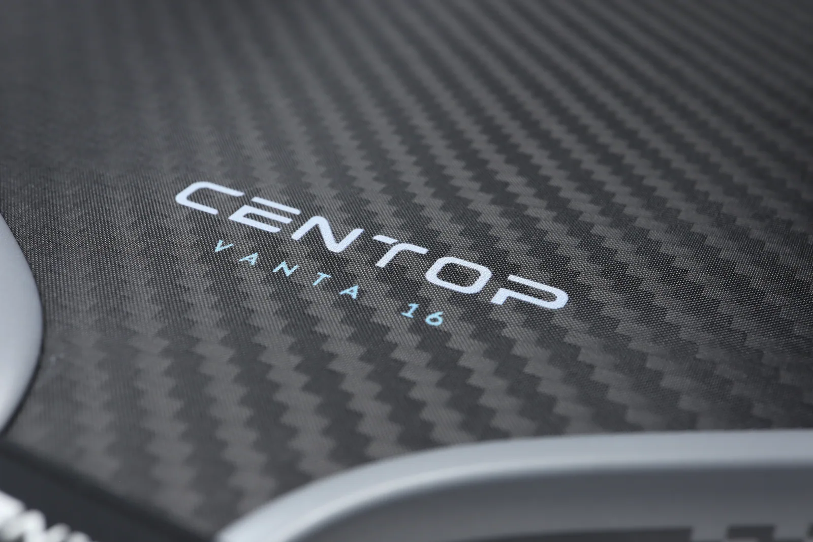 Close view of the VANTA 16 raw carbon surface
